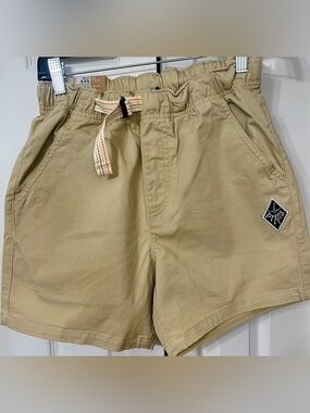 Prana Mojave Cliffside khaki tan cotton Shorts ‘90s Aztec size XXS